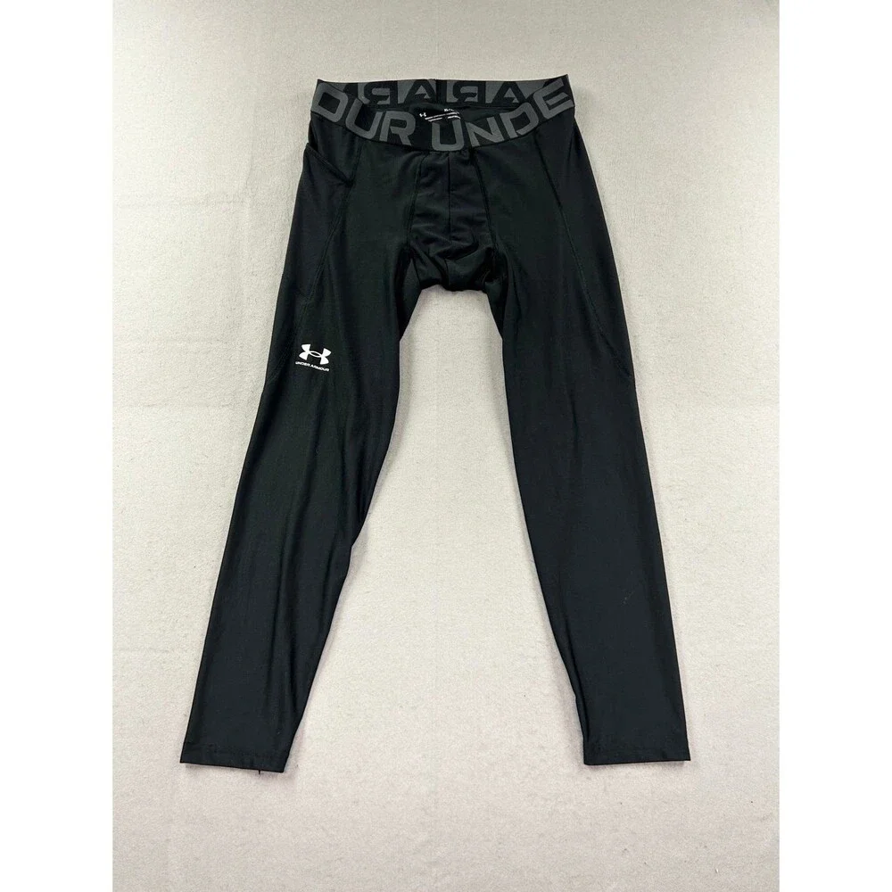 Under Armour Mens Black Athletic Compression Pants Leggings